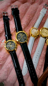 (with free box) couple watch individual girl or boy fashionable perfect for everyday wear leather strap