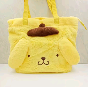 Tas Import Karakter Sanrio / Tas Tenteng Melody / Tas Kuromi / Tas Bulu Cinnamoroll / Shoulder Bag Pocchaco