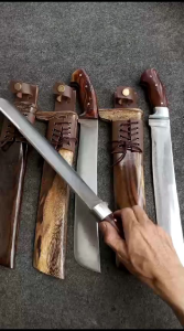 golok kebun baja per fulltang sonokeling