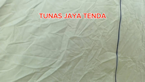 TENDA PRAMUKA REGU 5x3x2 KAP15-20 BAHAN LION 300 premium standar TNI model pintu gulung samping