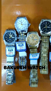 Jam Tangan Seiko Wanita Rantai Stainless Tanggal Hari Anti Air Free Batre Cadangan BAKUREH WATCH