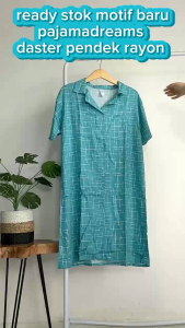 Daster Pendek Busui Full Kancing By Pajamadreams