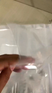 Plastik Klip 25x35+7 (isi 100pcs) Bening / Plastik Packing Baju Kaos Seal Zip Lock Cetik