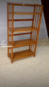 Kệ sách 4 tầng  sâu 28 cm ngang 64 cm  cao 120cm  gỗ cao su đã thông qua xử lý tẩm sấy chống mối mọt bền chịu nước đẹp và thoáng dễ thao tác tháo rời. tốt hơn gỗ thông và Mdf