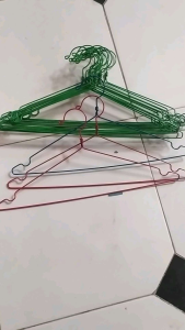 Hanger Celana Kawat Besar Ukuran 29 mm panjang 44-45cm Hanger Baju Kuat Tahan Karat 10 bj