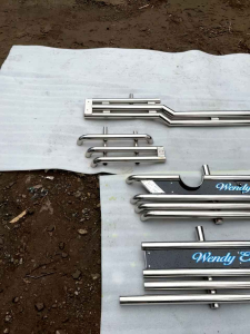 Jual Paket Bumper Kanan Kiri & Belakang Bahan Stainless (Bisa Request Tulisan)