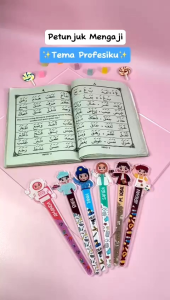 Penunjuk Membaca Quran / Iqro - Kalam Custom Nama - Tema Profesiku