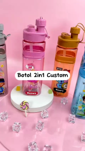 Custom Botol Minuman - 2in1 & My Bottle - Gambar Barbie
