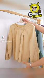 One-Click Foldable Drying Rack Traceless Wide Shoulder Hanger Indoor Portable for Travel Hotel Camping Condo Non-Slip