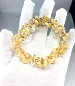 NATURAL CITRINE CHIPS BRACELET ( The merchants stone )