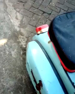 Knalpot Vespa Knockdown Slincer Almunium