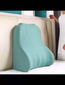 🇲🇾Lumbar Support Pillow for Bed Sofa Lumbar Pillow Back Pain Relief Memory Foam Back Cushion Back Rest Bedside Cushion