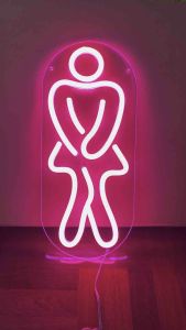 ป้ายไฟ ป้ายไฟร้าน ป้ายไฟห้องน้ำ ป้ายไฟTOILET ป้ายไฟรูปห้องน้ำหญิง
