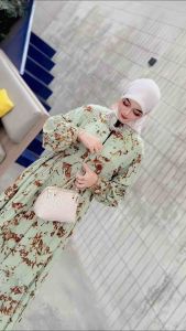 Gamis Raya Twill BG Collection Motif Tritis