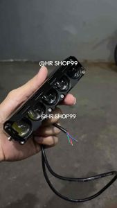 Lampu Tembak LED Laser Mini 5 Mata HJG Devil Merah 4 Mode Nyala Kuning Putih Liiu HJG