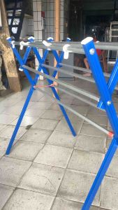 Jemuran Handuk Pakaian Tinggi 100 Cm Panjang 105 cm Kuat Kokoh dan Anti Karat