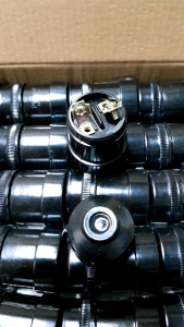 FITTING / FITING GANTUNG HITAM BEST SELLER DUDUKAN LAMPU isi 50 pcs