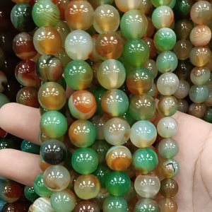 Light Green Agate Stone Natural Stone perfect for 24 karat Gold plated piyao.