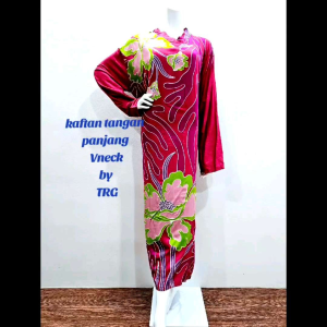 KAFTAN KELAWAR TANGAN PANJANG/LENGAN PANJANG SAIZ JUMBO EKSKLUSIF TRENGGANU SILK DESIGN PEMBORONG & PERUNCIT