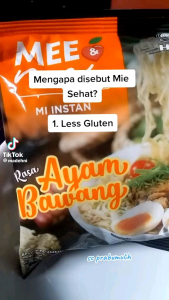 Mie Instant HNI - mee & me - kemasan dus isi 40 pcs - rasa ayam jamur - Non MSG