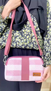 FELISYA BAG BY AYSILA Tas Selempang Wanita Motif Gingham Kekinian