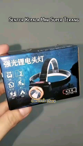 Bisa COD - Senter Kepala Headlamp Rechargeable Portable Mini T40 Cahaya Putih Super Terang