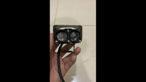 Lampu tembak sorot sql 2 mata plus topi