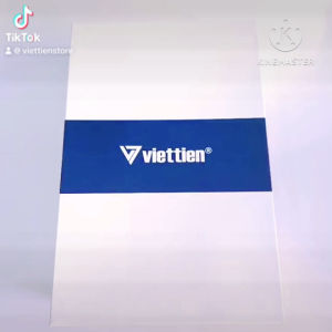 Áo sơ mi Việt Tiến trắng trơn form reguler vạt bầu chính hãng