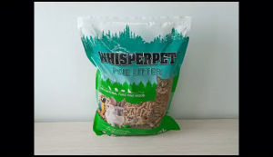 WHISPERPET PURE PINE WOOD CAT LITTER 10L