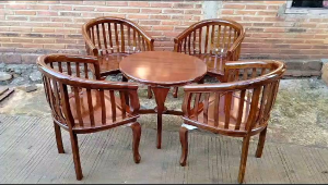 Kursi teras betawi kayu jati