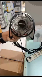Kipas Angin Meja USB 4 Inch 8Cm 4W Krisbow / Mini Fan USB 4 Inch Krisbow
