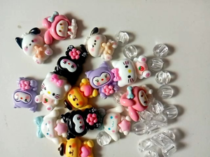 Kizma Manik clay karakter isi 10 mix gratis tempelan clay