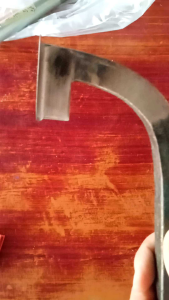 มีดกรีดยาง ทรงแม็คโคร ร่อง65° ยังไม่ลับคม