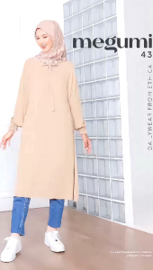 Atasan Long Tunik Polos Terbaru Ethica Megumi 43