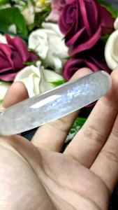 (Certificate) Natural Moonstone High quality Bangle 54mm +- (附证书)天然月光石手镯 54mm+-