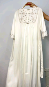 MAKAYLA DRESS//GAMIS ELFASA POLOS RAYON TWILL PREMIUM //GAMIS BORDIR POLOS