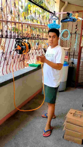 HEAVY DUTY HOSE REEL FOR BELT TYPE PRESSURE WASHER