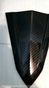 cover plat nomor tanpa tanpa dudukan plat nomor Beat New CBS deluxe street karbon