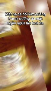 [HCM]Mặt nạ Collagen kim cương cá hồi Puroz dưỡng trắng tái tạo da (Combo 10 miếng) - HX1656