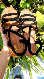 Giày dép sandal quai chéo siêu xinh đế cao su êm bền