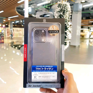 • เคสมือถือแท้นำเข้าจากญี่ปุ่น!! • Power Support Air Jacket for Iphone 15 Pro