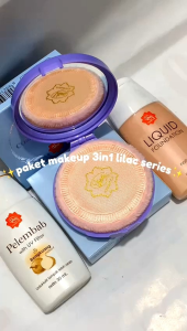 Paket Viva Alas Bedak + Compact Powder Lilac + Pelembab 3 in 1