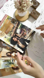 Fairy Lights Journal - READY STOCK/ art journaling/ scrapbook deco/ stickers in a book