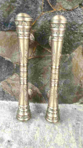 Handle Pintu Rumah Kuningan Motif Godo Jepang Antik 44 cm 4 Pcs