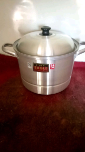 Panci Kukus Nasi/Dangdang/Langseng/Panci Serbaguna Merek Global Eagle No 22 Model Halco