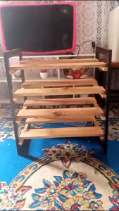 [Termurah] Rak kayu serbaguna rak sepatu / rak sandal [COD]