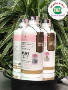Sữa Tắm Trắng Da DOUBLE MILK TRIPPLE WHITE SCENTIO