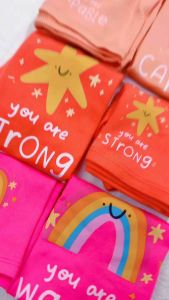 [INNOCENTTEES] Girls Sando Terno Colorful Positivity Statement  II Baby to 10 y/o