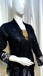 Setelan Kebaya Kutubaru Brokat Lengan Panjang Baju Atasan Wanita Kartini Kondangan Wisuda Lamaran