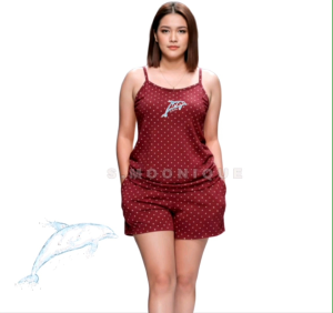 TERNO POLKA SANDO SHORT HIGH QUALITY  COTTON SPANDEX  FIT M-XL